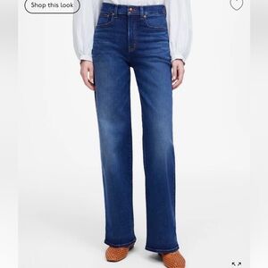 NWT! Madewell The Perfect Vintage Wide-Leg Jean, sz 27
